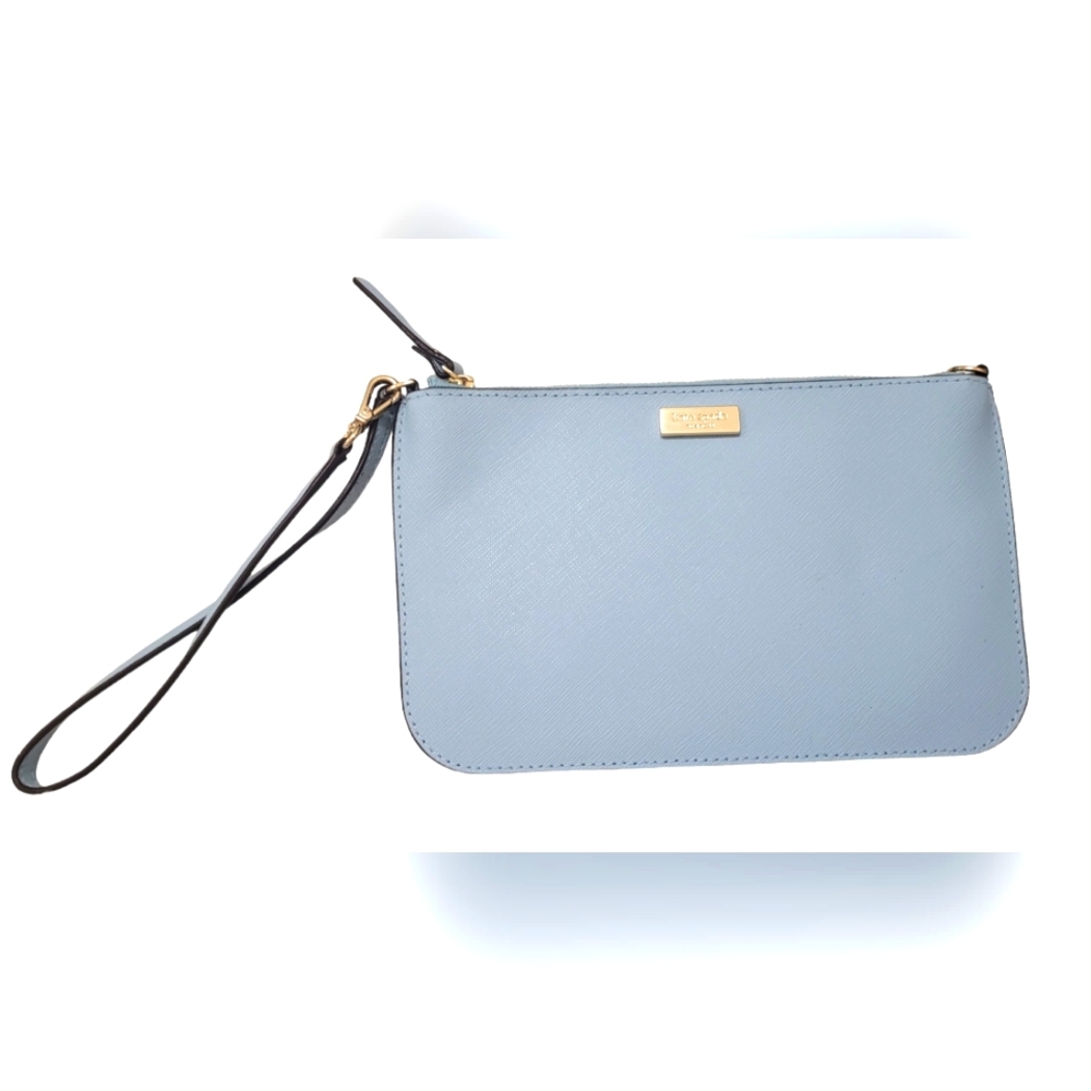 Kate Spade wristlet, Light blue